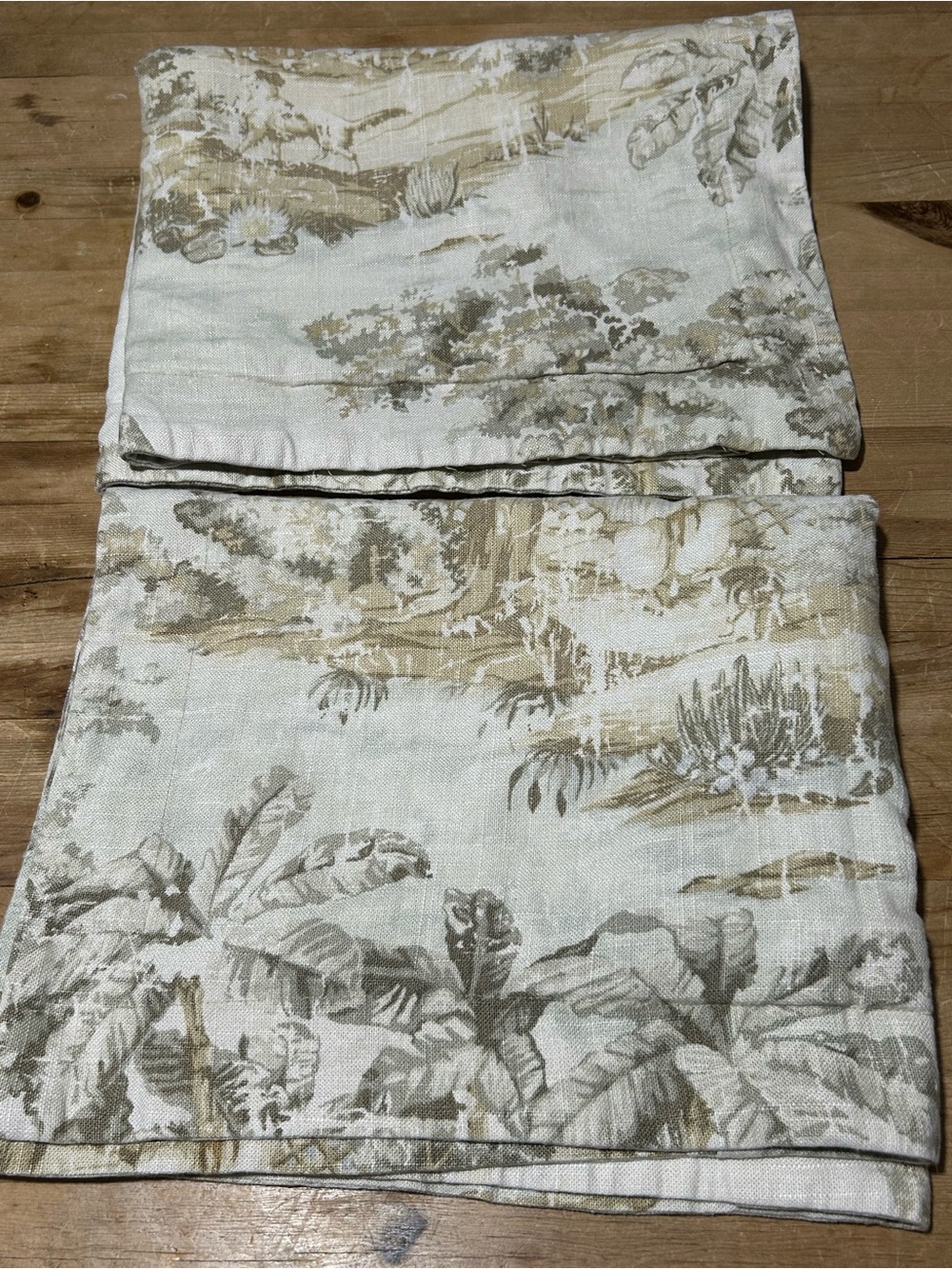 Vintage Legacy Toile Linen Blend Pillow Sham Swt